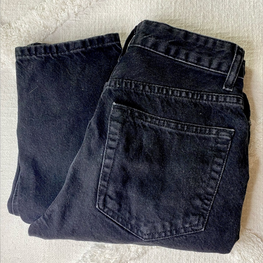 NEVER WORN BDG from Urban Outfitters mom high rise distressed black jeans